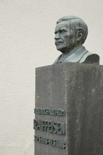 Raiffeisen Memorial, Friedrich Wilhelm Raiffeisen, Memorial, Bust, Inscription, Founder of the
