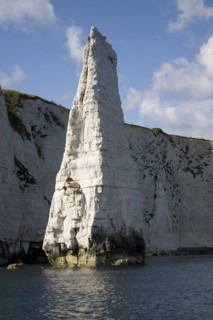 The Pinnacle stack, near Old Harry Rocks, Ballard Point, Dorset, England, United Kingdom