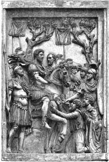 Caracalla or Marcus Aurelius Severus Antoninus, 188 - 217, Roman emperor from 198 to 217, peace