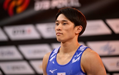 Wataru Tanigawa JPN Portrait Gymnastics, EnBW DTB-Pokal, Porsche-Arena, Stuttgart,