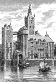 Reconstruction of the Imperial Palace, Kaiserpfalz Kaiserswerth, Düsseldorf, North