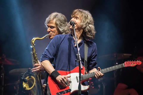 Wroclaw, Poland. 27th February, 2018. Concert of band Dire Straits Experience. Picture: Chris White