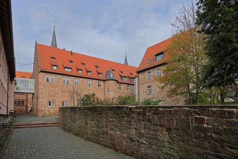 Monastery complex and former Benedictine monastery Schlüchtern, Vogelsberg, Hesse, Germany