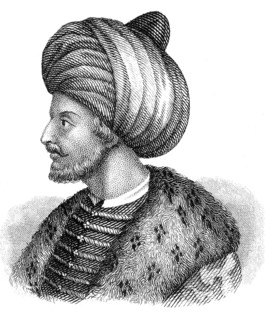 Portait of Mehmed II, the Conqueror, 1432 - 1481, Sultan of the Ottoman Empire, Portrait von Mehmed
