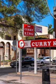 Retail, shops not yet open, pre-season in Cala Rajada, Balearic Islands, Majorca, Spain