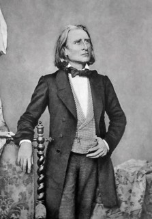 Portrait of Franz Liszt, 1811-1886, Hungarian composer, virtuoso pianist