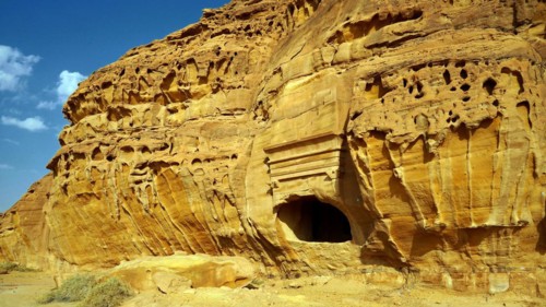 Middle East, Saudi Arabia, Nabataean granary in Al Ula, Al Ula