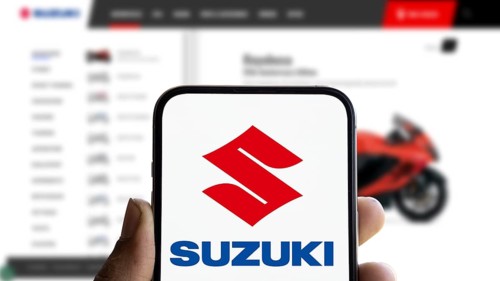 Dhaka, bangladesh- 06 Oct 2024: Suzuki logo is displayed on smartphone