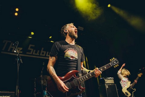 Billy Lunn, singer and guitarist from The Subways live on For Eternity Tour 2025 at Hole44 in