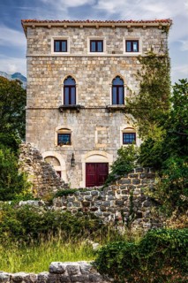 Venetian palace from the 15th century, ruined town of Stari Bar, originally from the 11th century,