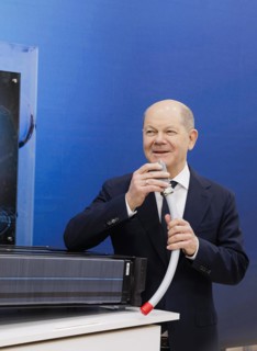 Olaf Scholz (SPD), Federal Chancellor, at the Hannover Messe Hanover, 22 April 2024 TECO 2030 is a