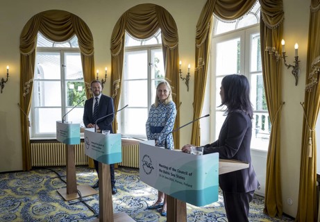 Press conference with Annalena Bärbock (Alliance 90/The Greens), Federal Foreign Minister, the