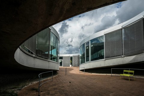 Rolex Learning Centre, SANAA architects, École polytechnique fédérale de Lausanne, EPFL, Lausanne,