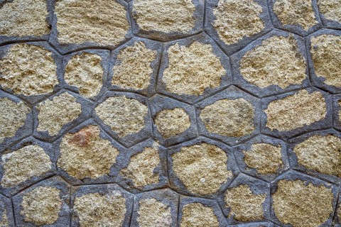 Background, Stone wall in Amantea, Calabria, Italy
