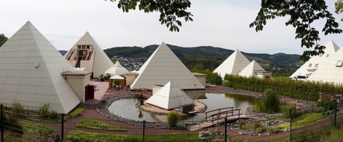 Sauerland Pyramids, Galileo Park, Lennestadt, Sauerland, North Rhine-Westphalia, Germany, Europe,