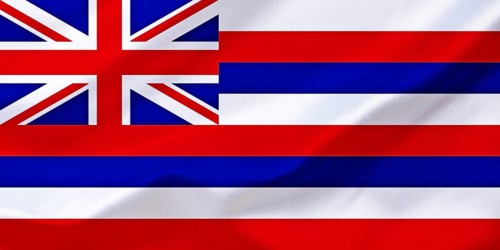 The flag of Hawaii, USA, Studio