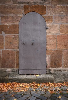 Iron Tor, St Michael's Church, St Michael's Church, Old Town, Fürth, Franconia, Bavaria, Germany