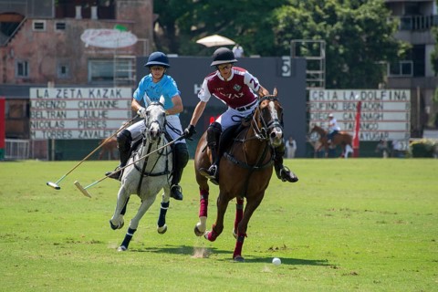 Scene from the 131st Argentine Open Polo Championship (Spanish: Campeonato Argentino Abierto de