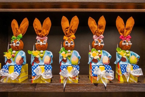 Easter decoration in the shop, Easter, Easter bunny, candy, decoration, Düsseldorf, North