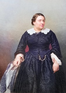 Madame Marietta Alboni, 1824-1894, Italian opera singer and contralto. Painted by DJPound after a