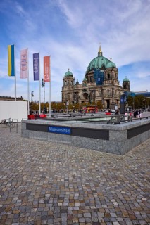 Underground station Museum Island and Berlin Cathedral, Berlin, capital city, independent city,
