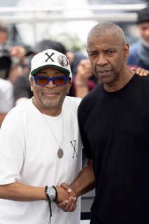 Cannes, France - 19.5.2024: Spike Lee, Denzel Washington during the photocall - Highest 2 Lowest -