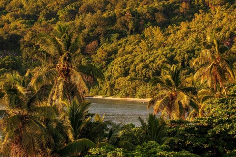 Anse La Liberte beach, Mahe, Republic of Seychelles, Indian Ocean