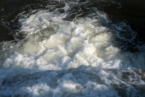 River Diemel, Trendelburg, Weser Uplands, Weserbergland, Hesse, Germany
