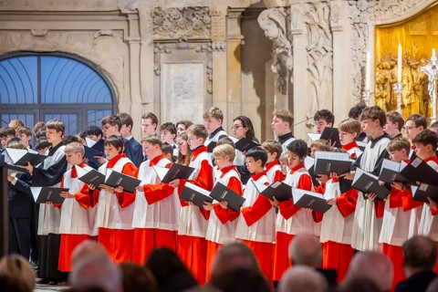 The Dresden Striezelmarkt is a Christmas market in Dresden. The opening service takes place in
