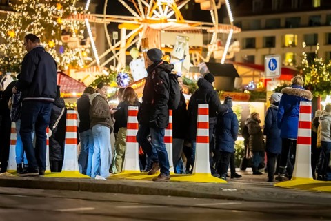 The Dresden Striezelmarkt is a Christmas market in Dresden. It has been held in Advent since 1434,