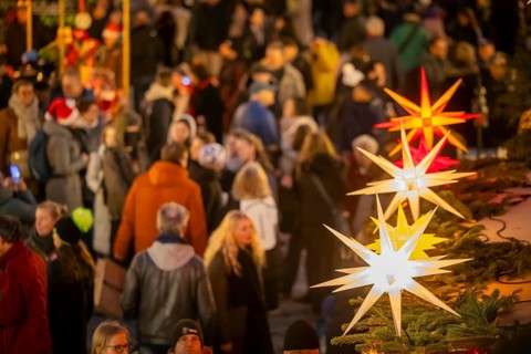 The Dresden Striezelmarkt is a Christmas market in Dresden. It has been held in Advent since 1434,