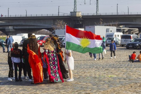 The Kurdish New Year festival Newroz, which is celebrated on 21 March, arose from the Kurdish