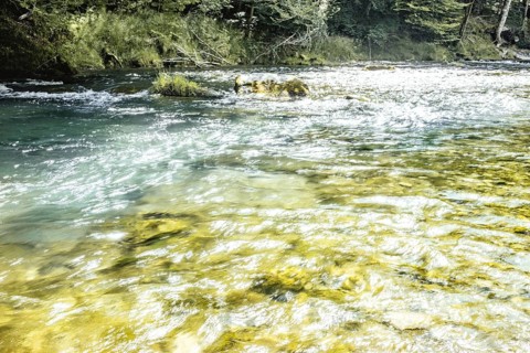 Mangfall near Bruckmühl, district of Miesbach, Upper Bavaria, Bavaria, Germany
