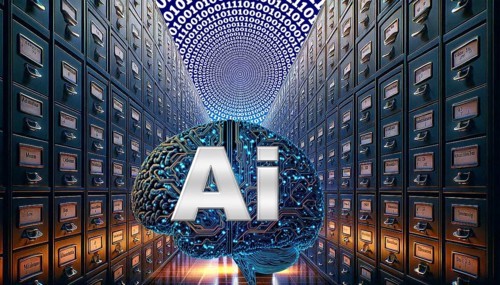 Symbolic photo, AI, artificial intelligence to combat bureaucracy, nonsensical laws, SMEs and