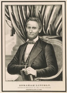 Abraham Lincoln (born 12 February 1809 near Hodgenville, died 15 April 1865 in Washington, D.C.)