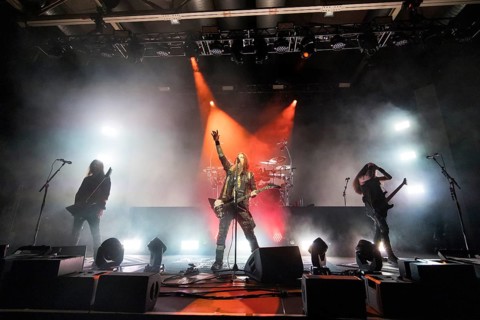 Robb Flynn (singer) and Jared MacEachern (guitarist) from Machine Head live on An Evening with,