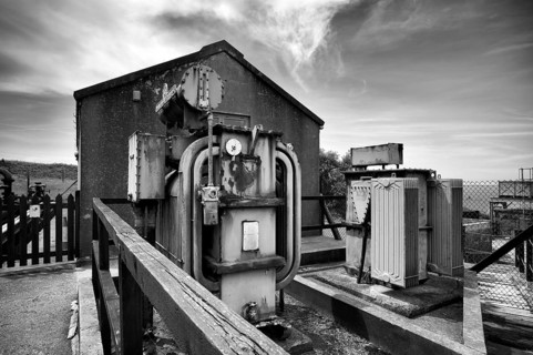 Transformer, museum, Geevor Tin Mine, tin mine, mining, Pendeen, Trewellard near St Just in