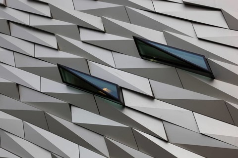 Titanic Museum in Belfast, Northern Ireland, The Titanic Belfast is a visitor attraction that
