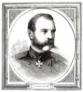 Tsar Alexander II of Russia. Born on April 29, 1818, died on March 13, 1881 from a bomb attack in