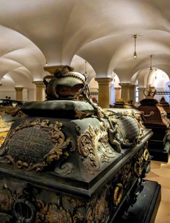 The crypt of the Hohenzollern in Berlin Cathedral, one of the most important princely burial sites