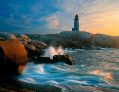 Lighthouse - Peggy's Cove lighthouse, Nova Scotia, Canada
