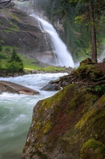 Krimml Waterfalls in the Hohe Tauern National Park in Austria, Krimml, Salzburg, Austria