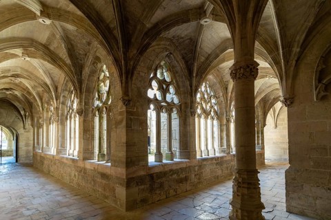 Villefranche de Rouergue. City of Art and History. The Chartreuse Saint Sauveur. The small cloister