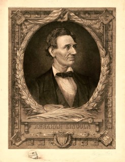Abraham Lincoln (born 12 February 1809 near Hodgenville, died 15 April 1865 in Washington, D.C.)