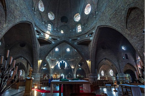 Interior of St. Jacobuskerk, Enschede, the Netherlands