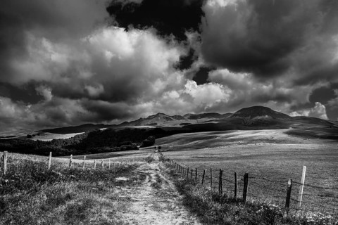 Sancy Massif. Auvergne volcanoes natural park. Puy-de-Dome department. Auvergne-Rhone-Alpes. France