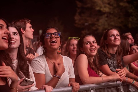 Visitors celebrate with Kygo at the Superbloom Festival in Munich's Olympic Park on 30.08.2026