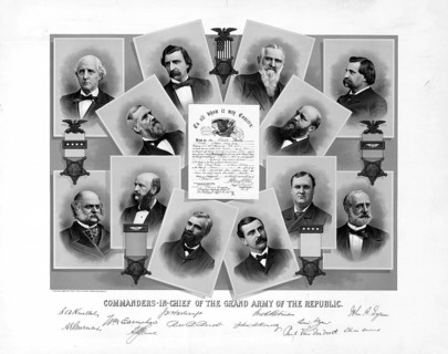 Commanders-in-Chief of the Grand Army of the Republic (GAR), a veterans' organisation of the Union