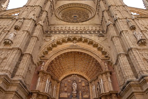 Palma Cathedral, also known as La Seu, is Palma's landmark and is one of the most important Gothic