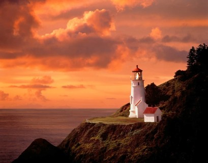 Heceta Head Lighthouse, Oregon, Verenigde Staten